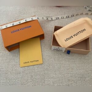 LouisVuitton Empty Box with dust bag and envelope 5 1/2 inches wideNewCondition